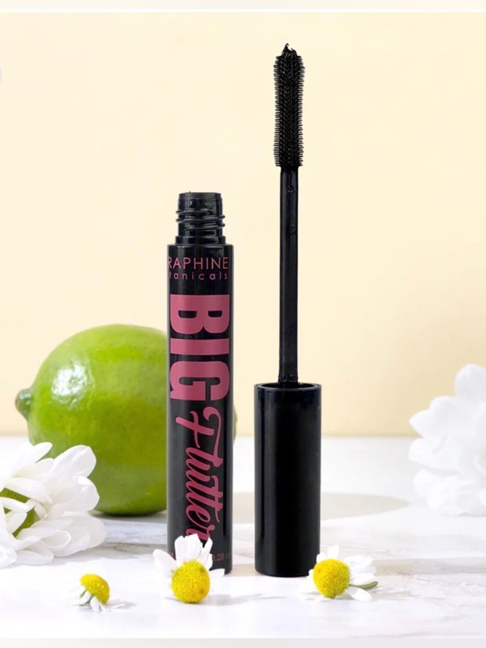 Seraphine Botanicals Big Flutter Waterproof Mascara - Black NIB